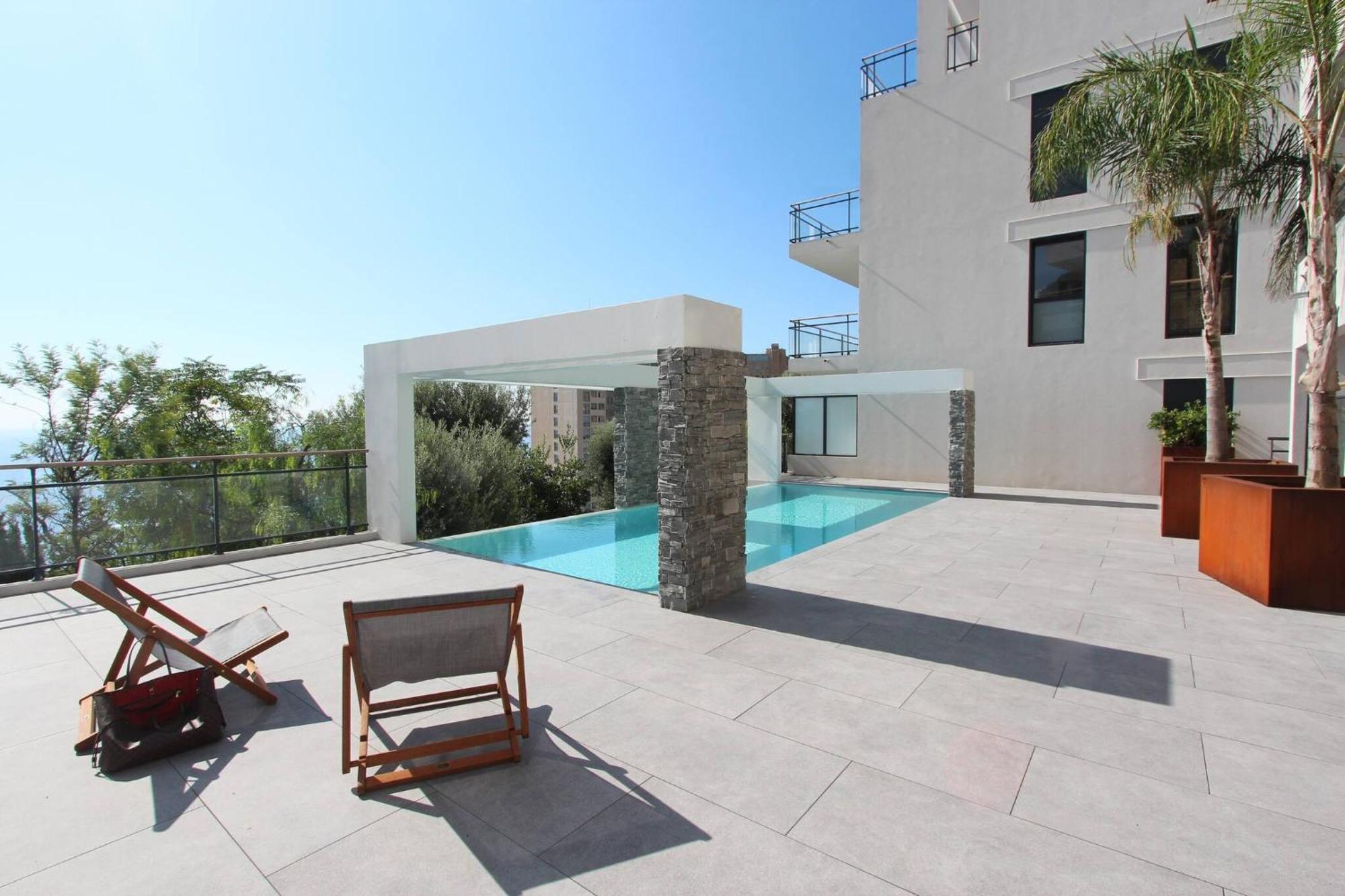 Luxurious Monaco&seaview, Infinitypool&parking Apartment Beausoleil